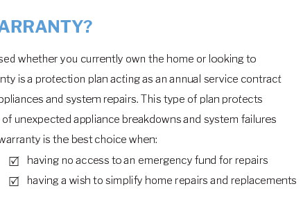 home warranty divide